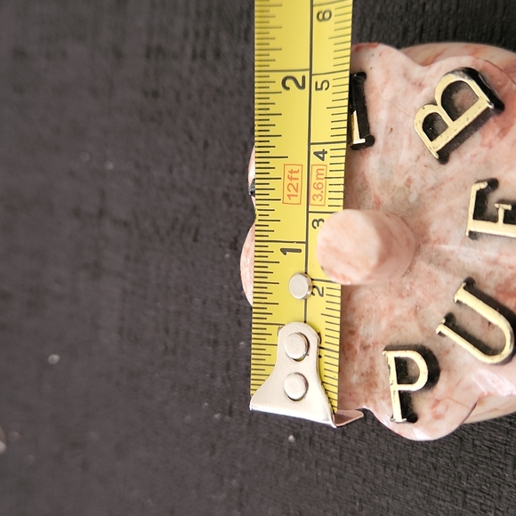 VINTAGE PUEBLA MARBLE TRINKET BOX. - Picture 9 of 10